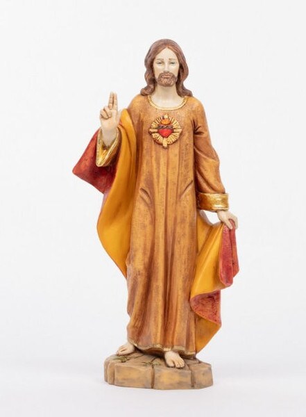 Sacred Heart Of Jesus By Fontanini Statue Catholic Church Statuary